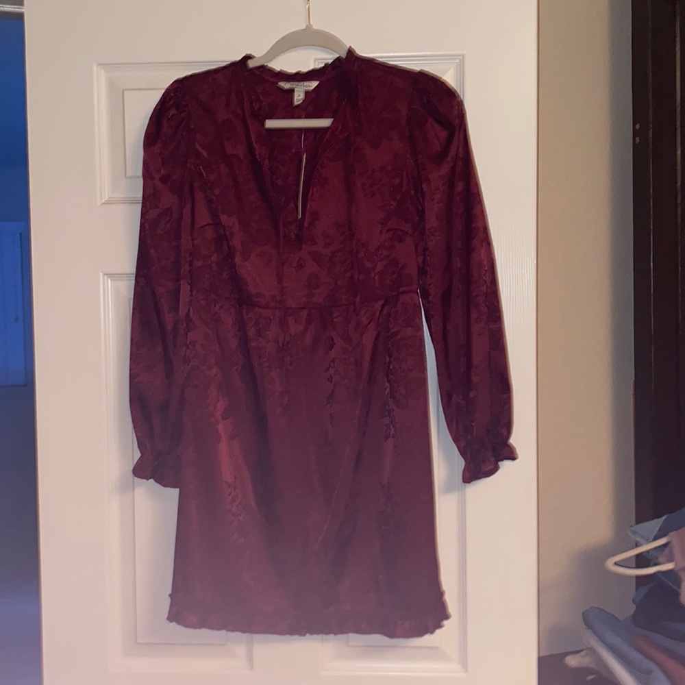 Burgundy fresh feel dress